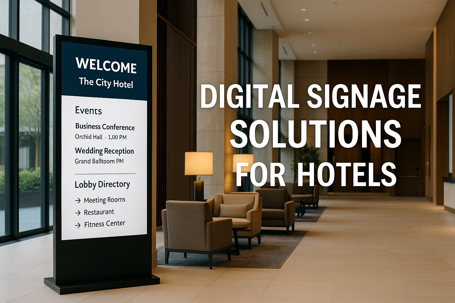 Revolutionizing Guest Experience: Digital Signage Solutions by Prestige in Singapore